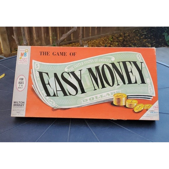 Games Easy Money Vintage 1956 Board Game By Milton Bradley Poshmark